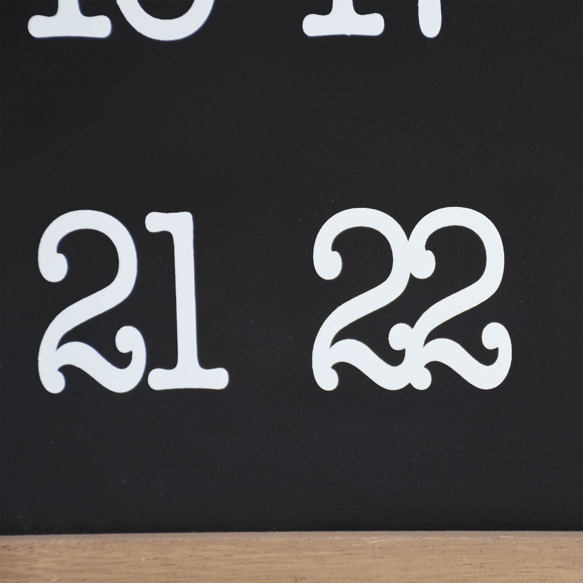 Paris Loft Christmas Countdown Sign, Countdown to Christmas Calendar, Hanging Magnetic Sign, Wood and Metal Farmhouse Decor, Adv